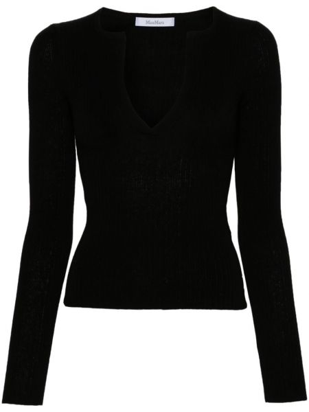 Дълъг пуловер Max Mara черно