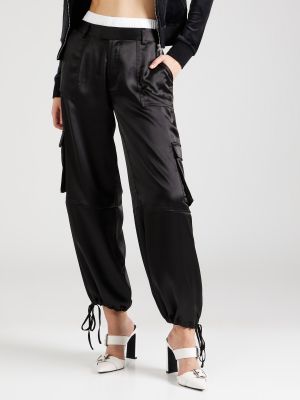Pantaloni cu buzunare Juicy Couture negru
