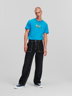 Дънки Karl Lagerfeld Jeans черно