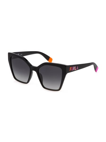 Okulary przeciwsłoneczne gradientowe Furla czarne