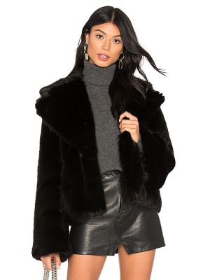 Куртка con pelliccia pelliccia ecologica Unreal Fur, il nero