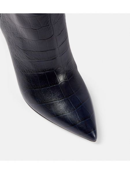 Iš natūralios odos guminiai batai Paris Texas juoda