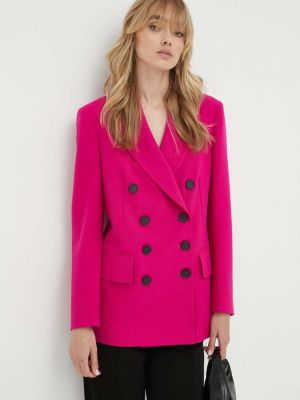 Однотонний піджак Liviana Conti рожевий