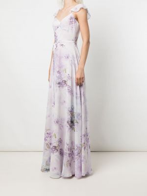 Květinové večerní šaty s potiskem Marchesa Notte Bridesmaids
