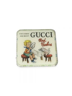 Broszka Gucci Vintage szara