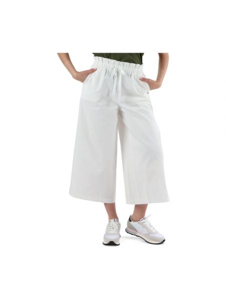 Pantalones de algodón Sun68 blanco