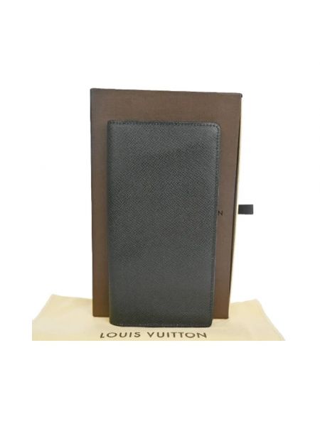 Portfel skórzany retro Louis Vuitton Vintage czarny