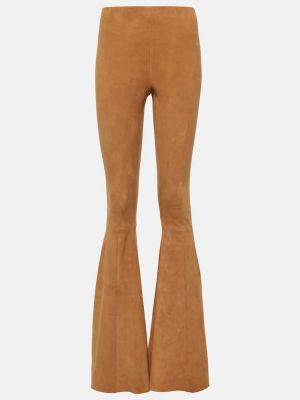 Pantalones de ante Stouls marrón