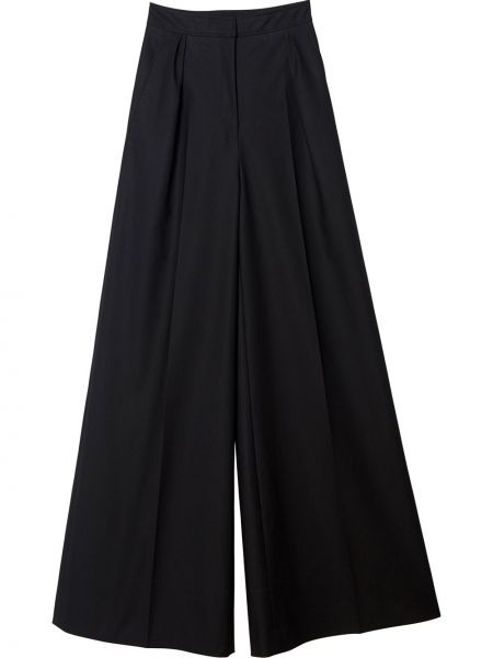 Carolina Herrera pantalones con pinzas en el frente - Negro