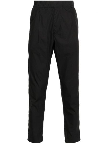 Spodnie plisowane Low Brand czarne