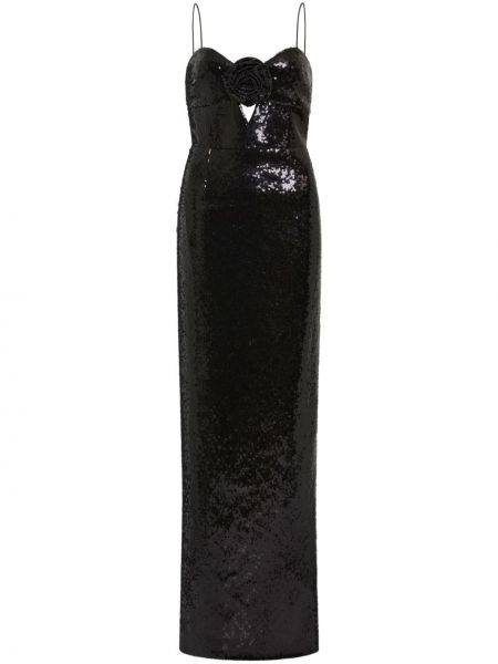 Вечерна рокля с пайети Rebecca Vallance черно