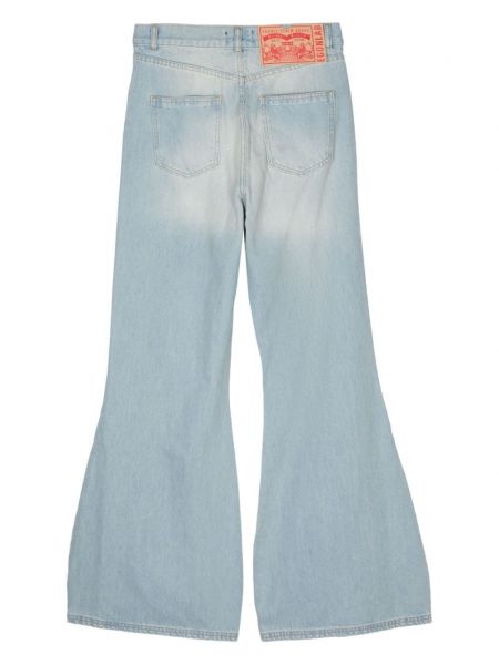 Zvonové džíny Egonlab modré