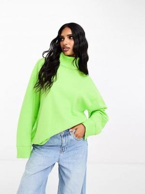 Длинный свитер Asos зеленый