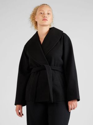 Παλτό Vero Moda Curve μαύρο