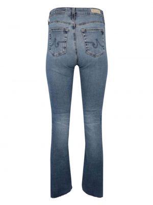 Brīva piegriezuma džinsi bootcut ar augstu vidukli Ag Jeans zils