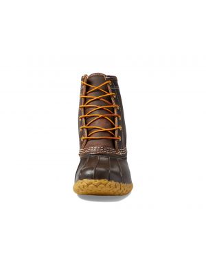 Фланелевые кожаные ботинки L.l.bean коричневые