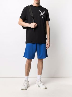 Camiseta con estampado Philipp Plein negro