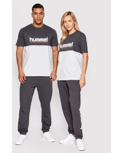T-shirt Hummel grigio