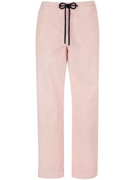 Spodnie sportowe sztruksowe Vilebrequin różowe
