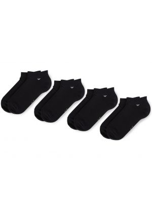 Négy pár rövid unisex zokni TOM TAILOR - 9415 Dark Navy 545 - Fekete