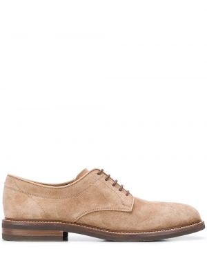 Zapatos derby con cordones Brunello Cucinelli marrón