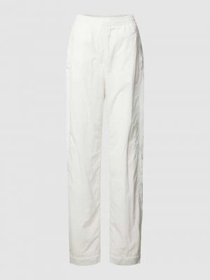 Spodnie sportowe w jednolitym kolorze Lacoste Sport białe