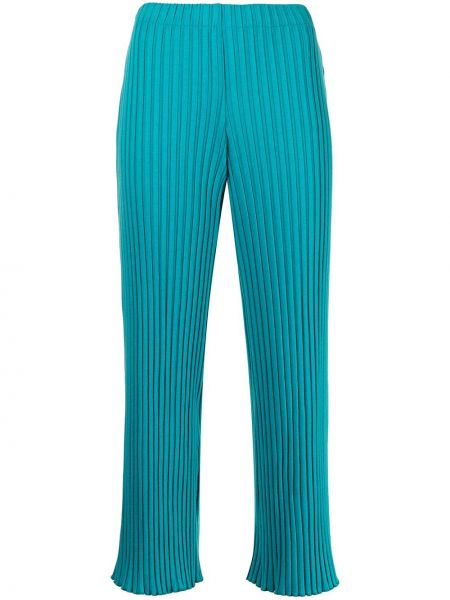 Укороченные брюки с завышенной талией Simon Miller, синие
