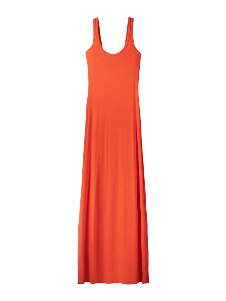 Dlouhé šaty Bershka oranžová