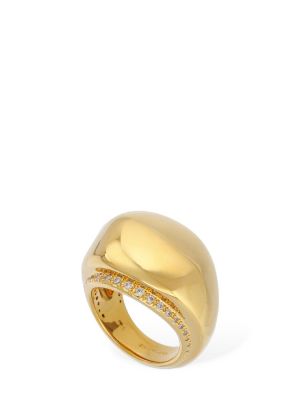 Křišťálový prsten Zimmermann zlatý