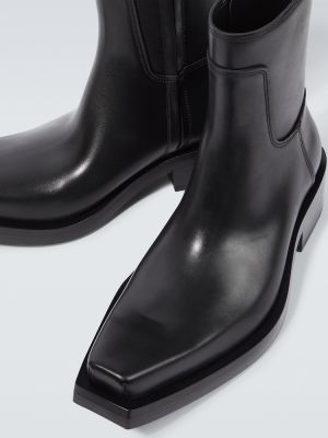 Iš natūralios odos chelsea stiliaus batai Balenciaga juoda