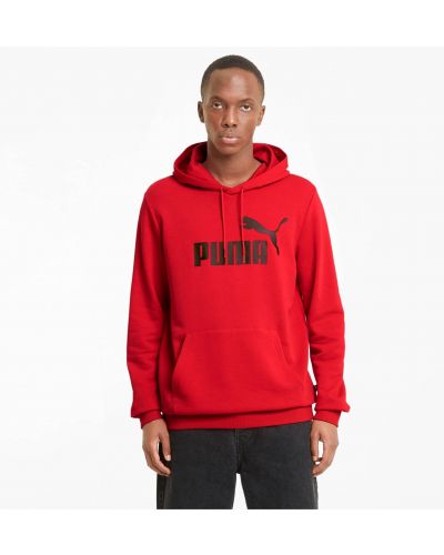 Bluza z kapturem Puma czerwona