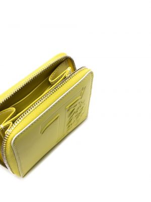Kožená peněženka Tod's žlutá