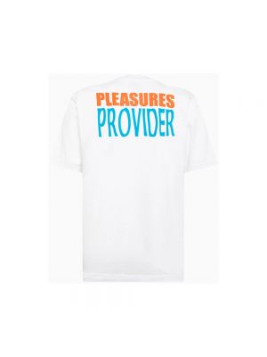 Koszulka z nadrukiem Pleasures biała