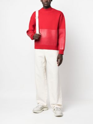Kalhoty relaxed fit Jacquemus bílé