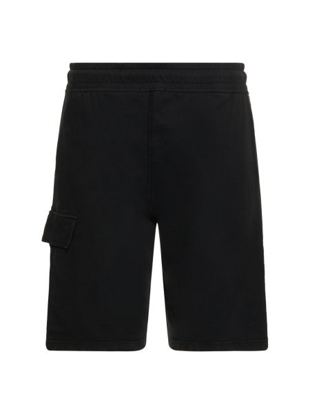 Pamučne kratke hlače kargo C.p. Company crna