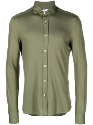Βαμβακερό πουκάμισο Boglioli πράσινο