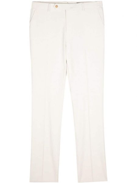 Pantalon chino en coton Man On The Boon. blanc