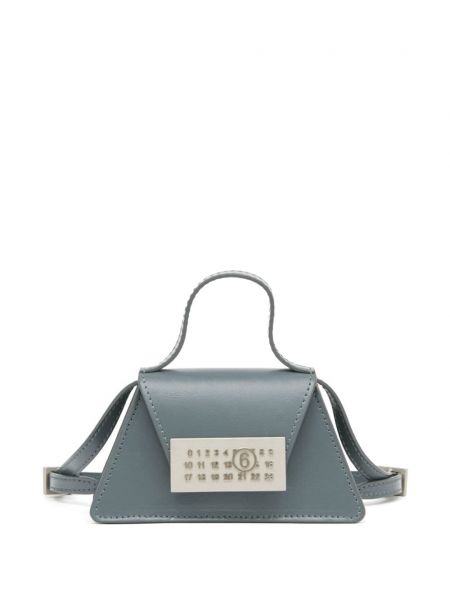 Mini-sac en cuir Mm6 Maison Margiela gris