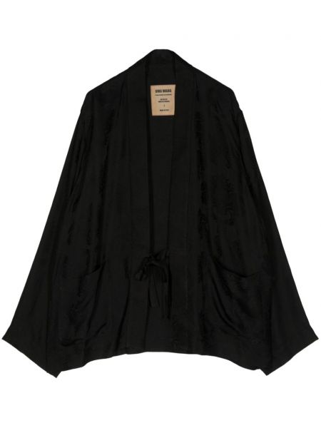 Drapovaný bunda Uma Wang čierna