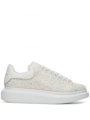 Tykk overdimensjonert sneakers Alexander Mcqueen hvit