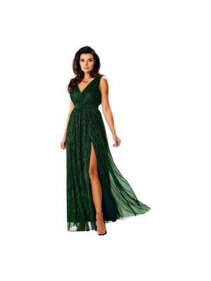 Sukienka długa Awama zielona