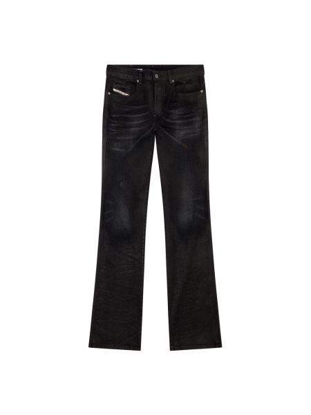 Straight jeans ausgestellt Diesel schwarz