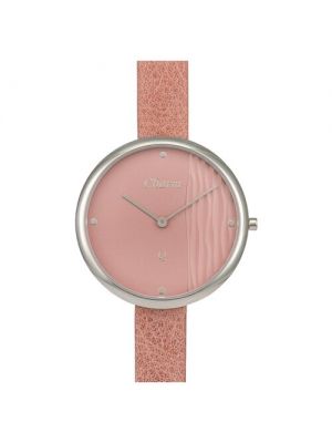 Розовые водонепроницаемые часы Charm