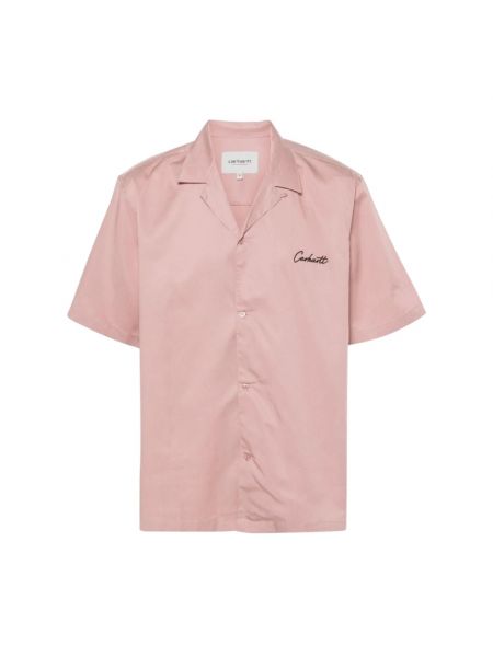 Koszula z krótkim rękawem Carhartt Wip różowa