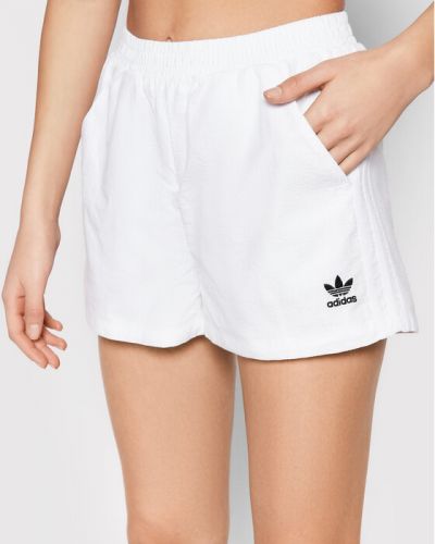 Pantaloni scurți de sport Adidas alb