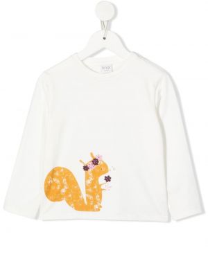T-shirt con stampa Knot bianco