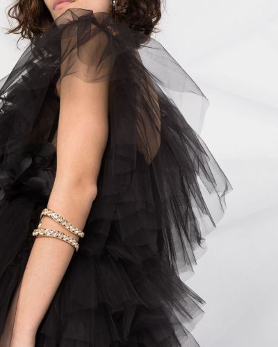Sukienka mini tiulowa Loulou czarna
