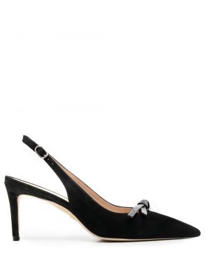 Bue stropper pumper Stuart Weitzman svart