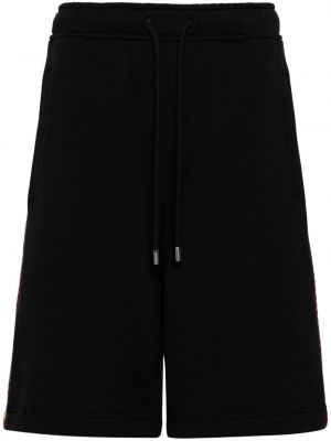 Pamučne kratke hlače Lanvin crna