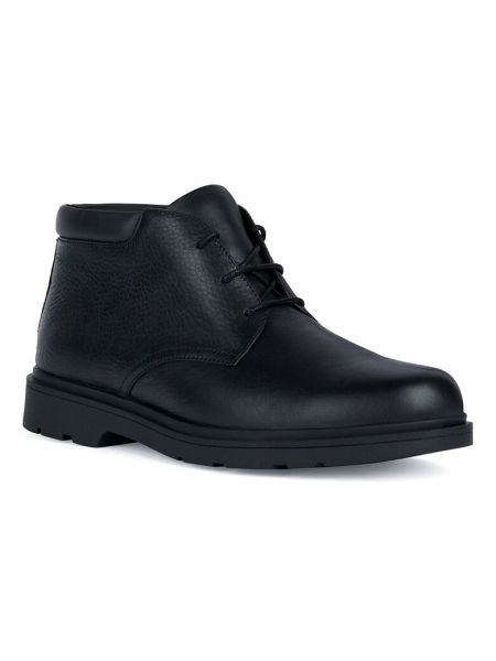 Кожаные ботинки Geox черные